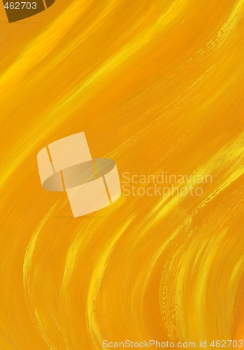 Image of Sunny abstract oil painting