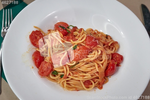 Image of Spaghetti dish at a restaurant