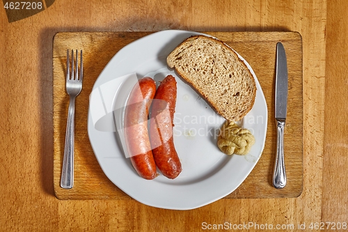 Image of Simple sausages dinner