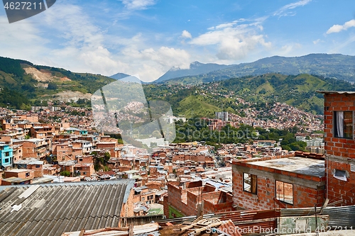 Image of View of Comuna 13 in Medellin