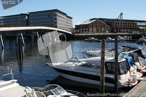 Image of Small boats in the city