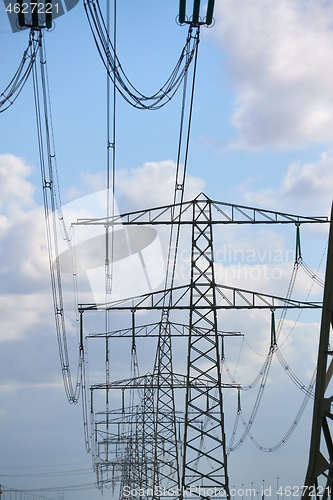 Image of Electric lines, high voltage