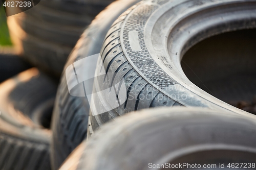 Image of Tyres trown away