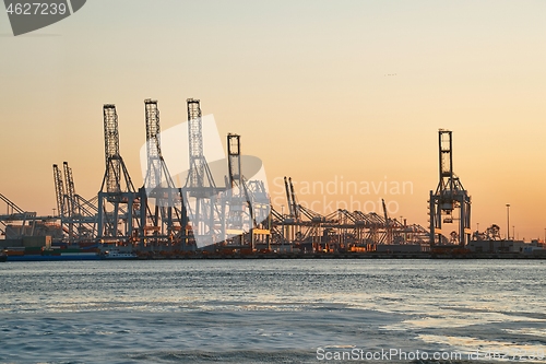 Image of Container Dock in Rotterdam