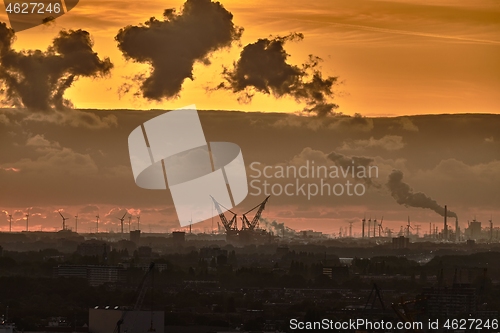 Image of Dramatic Industrial Landscape