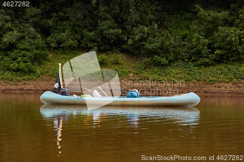 Image of Canoe on the river