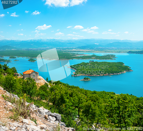 Image of Mountains and Skadar lake