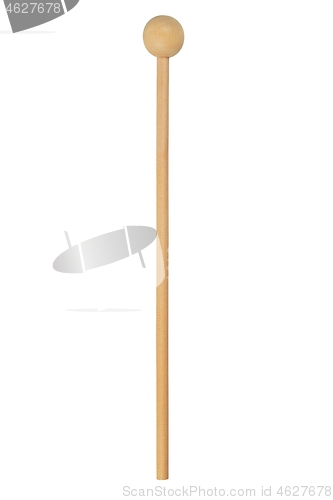 Image of Wooden mallet on white