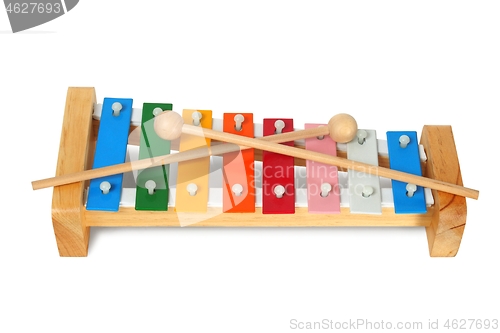 Image of Xylophone on white