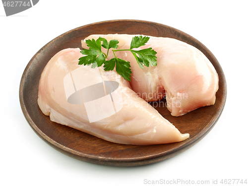 Image of fresh raw chicken fillet