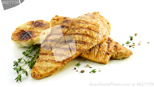 Image of grilled chicken fillet meat