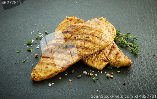 Image of grilled chicken fillet meat 