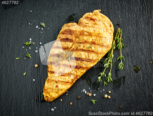 Image of grilled chicken fillet meat 