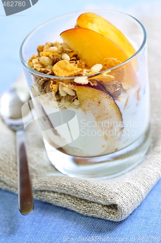 Image of Serving of yogurt and granola