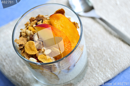 Image of Serving of yogurt and granola