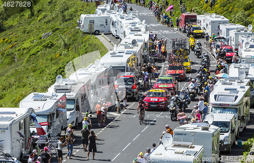 Image of The Breakaway in Mountains - Tour de France 2016