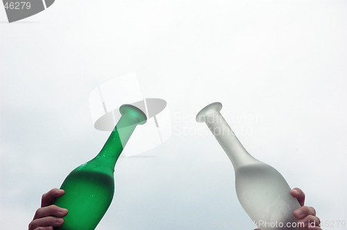 Image of Two Glass Bottles