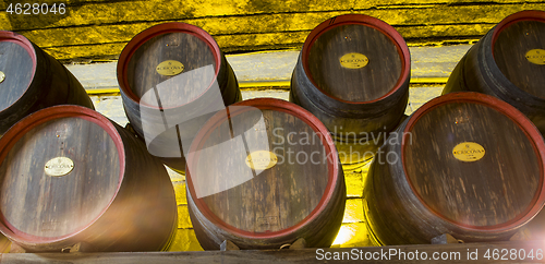 Image of Wine Wooden barrels