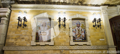 Image of Winery mosaic window