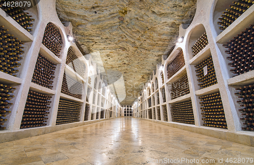 Image of Underground wine cellars storage