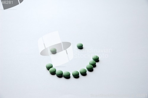 Image of Green Pill Smile