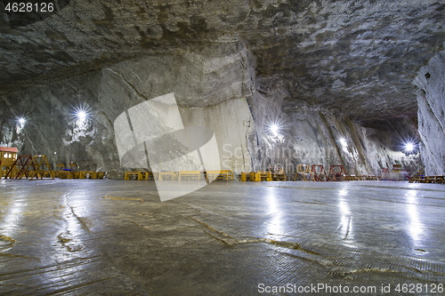 Image of Salt mine ready for visitors