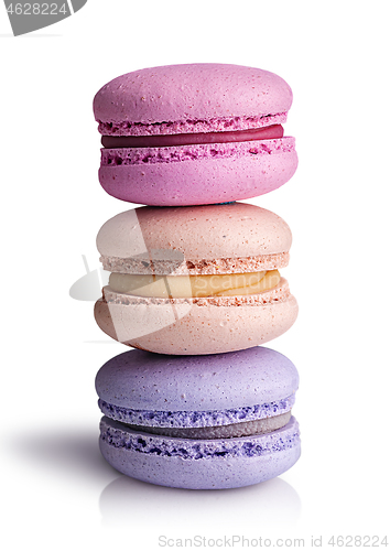 Image of Three macaroon an each other