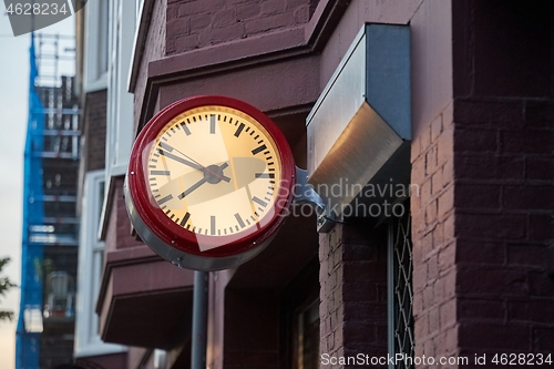 Image of Clock at a Station