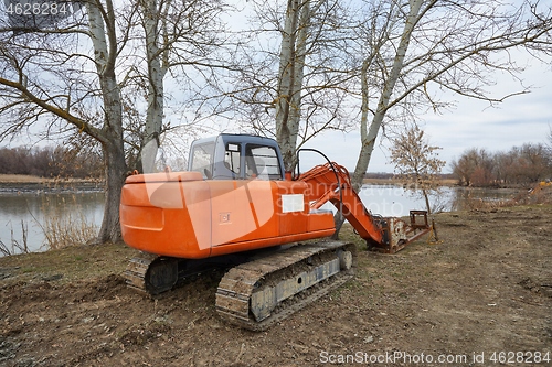 Image of Construction site machinery