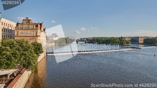 Image of Prague, River Vltava, Paddle Boats