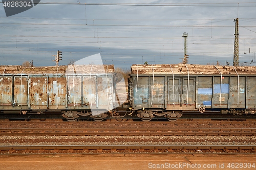 Image of Freight Train Wagons