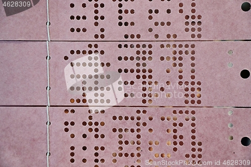 Image of Punch cards for controlling a loom