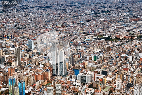 Image of Bogota, Colombia cloudy day