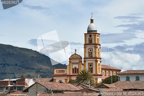 Image of Church in a small Colombian town