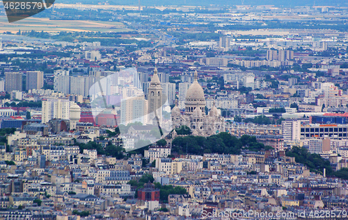 Image of View across Paris to Sacre Coeur