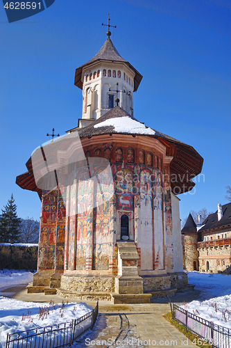 Image of Mural paintings at Moldovita monastery church