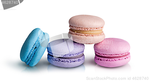 Image of Three macaroon pyramid and one near