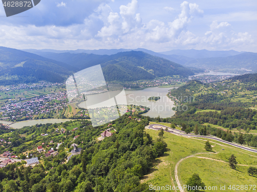 Image of Aerial view to Bistrita valley