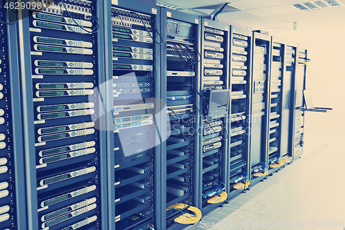 Image of network server room