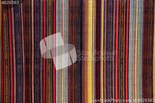 Image of Texture of a striped drapery