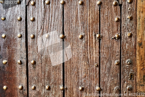 Image of Gate made of aged lumber