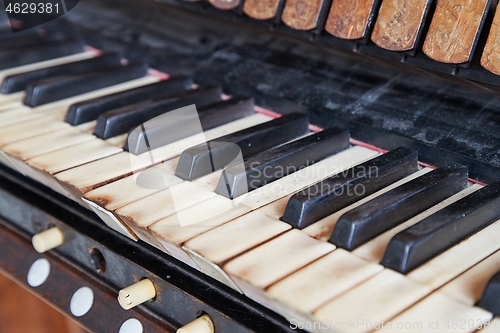 Image of Church Organ Keyboard