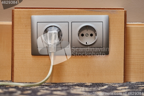 Image of Electric Socket Closeup