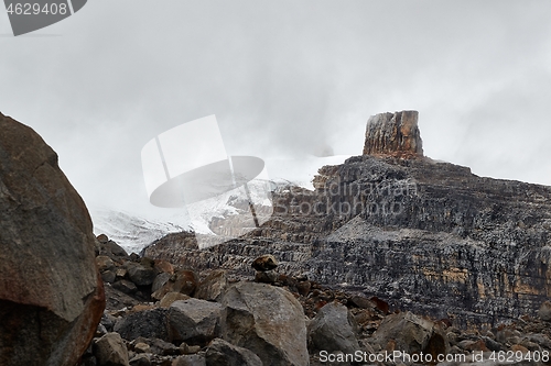 Image of High mountain landscape in th Andes