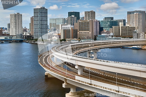 Image of Highway and railway ramp structures in Tokyo