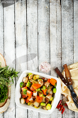 Image of baked vegetables