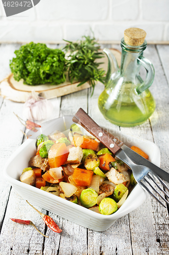 Image of baked vegetables