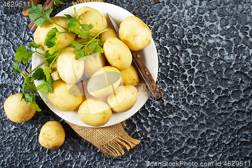 Image of raw potato