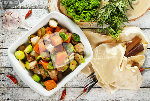 Image of baked vegetables