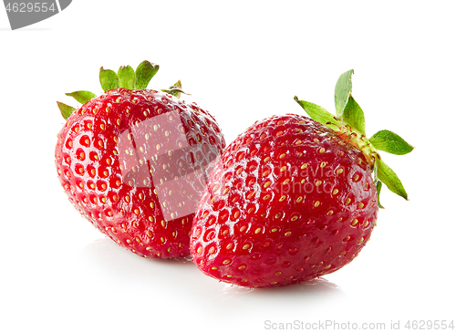 Image of fresh ripe strawberries